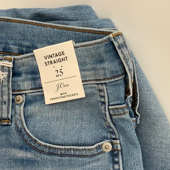 J.Crew vintage straight jean in pale pool wash - Picture 6 of 7